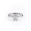 The Angelina Set With A 2.5 Carat Elongated Cushion Lab Diamond Discount