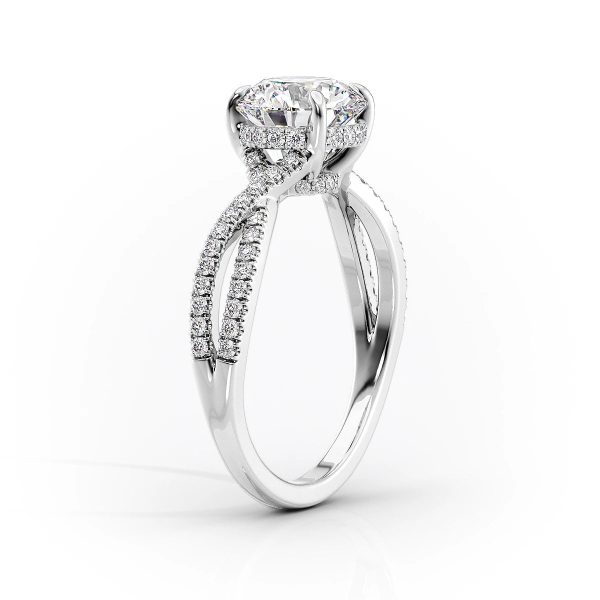 The Angelina Set With A 2.5 Carat Pear Lab Diamond Online now