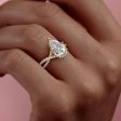 The Angelina Set With A 2.5 Carat Pear Lab Diamond Online